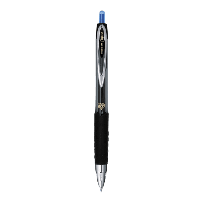 قلم حبر جاف Uni Ball Pen Signo قابل للسحب أزرق UMN 207 0.7 مم.