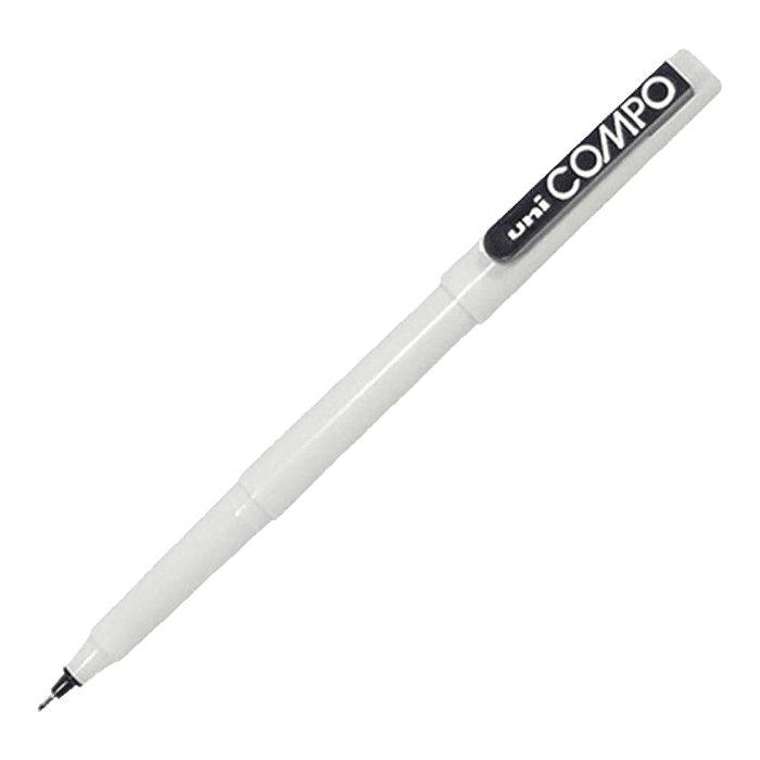 قلم Uniball Uni Compo فائق الدقة أسود PIN115-BE 0.3 مم.
