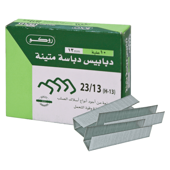 دبابيس روكو شديدة التحمل 23/13 نصف شريط 1000 دبوس